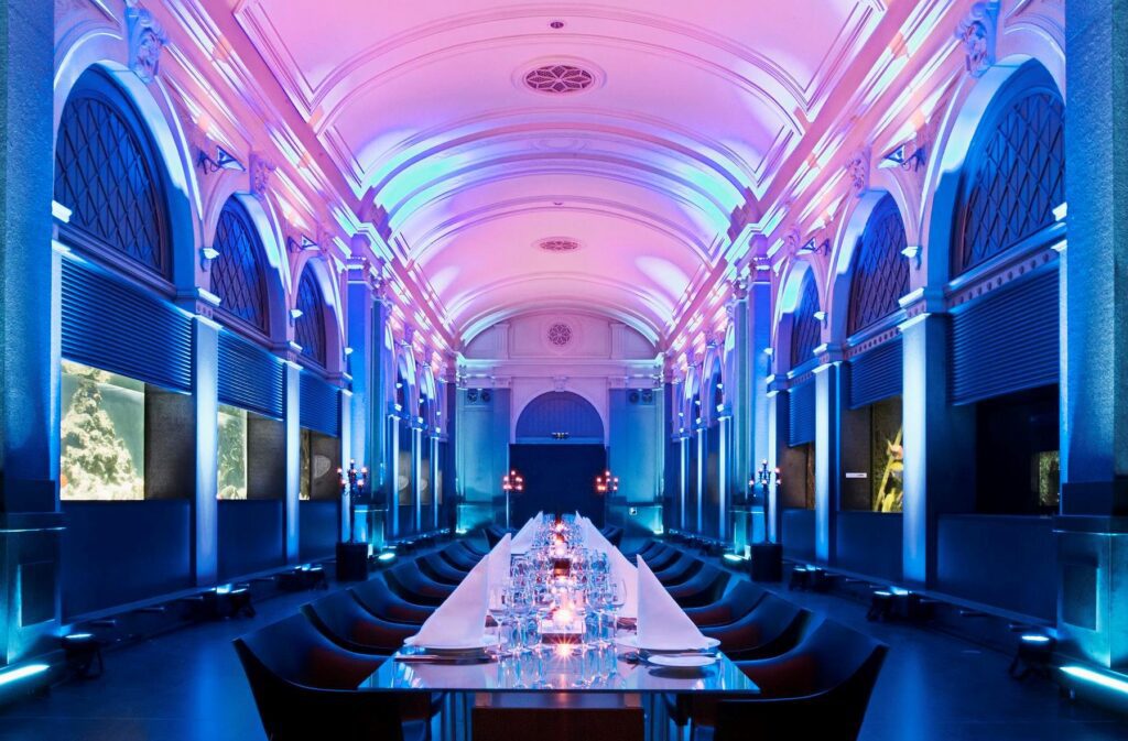 Aquarium lange diner tafel 27